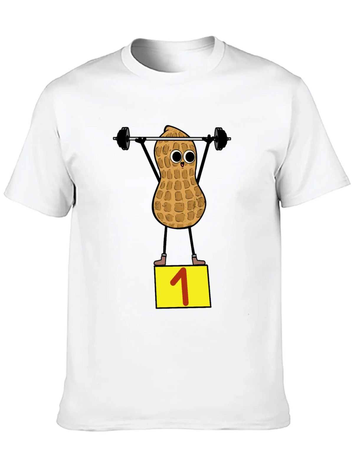 Peanut Weightlifter T-Shirt - Black product image 9
