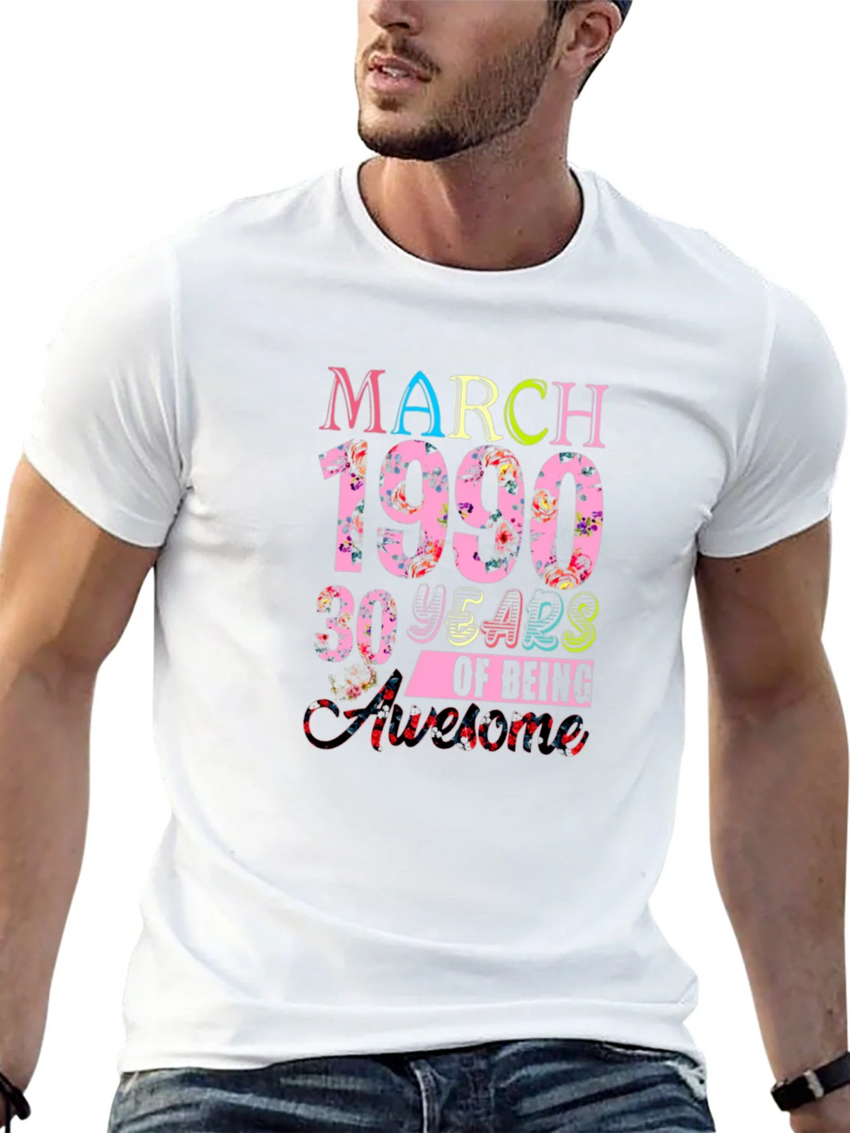 March 1990 30 Years of Being Awesome T-Shirt product image 12