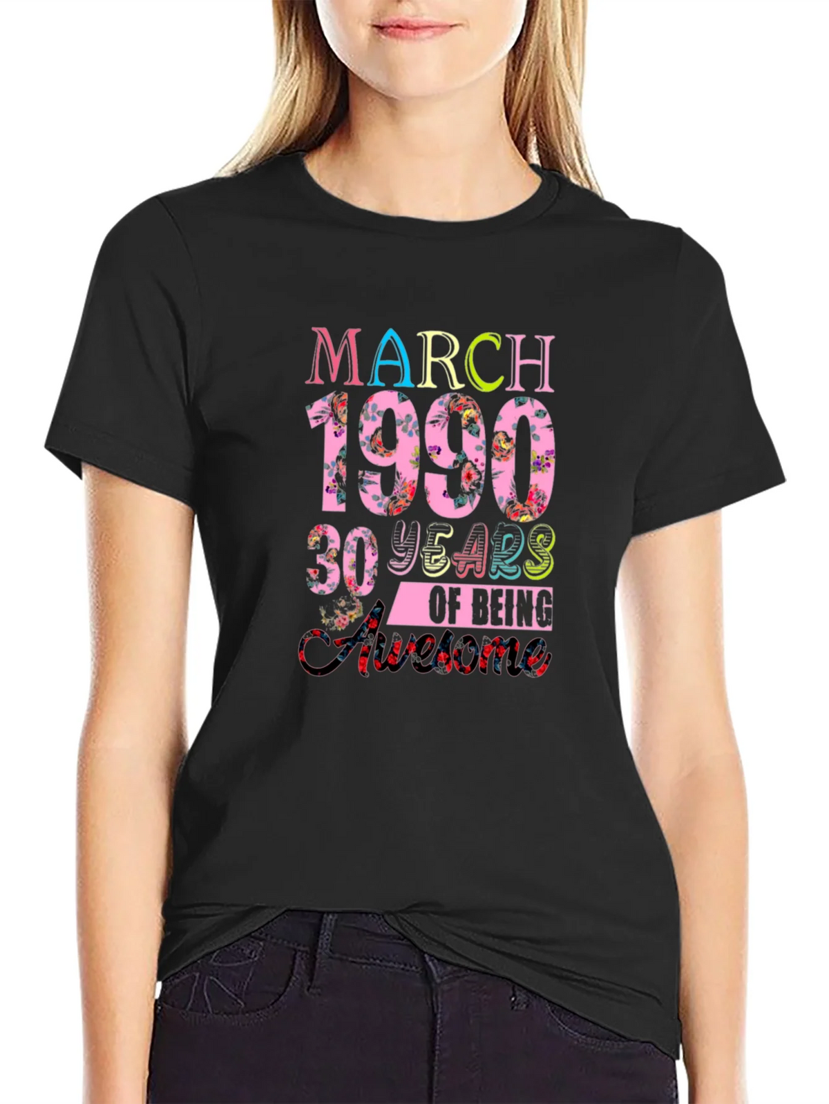 March 1990 30 Years of Being Awesome T-Shirt product image 2