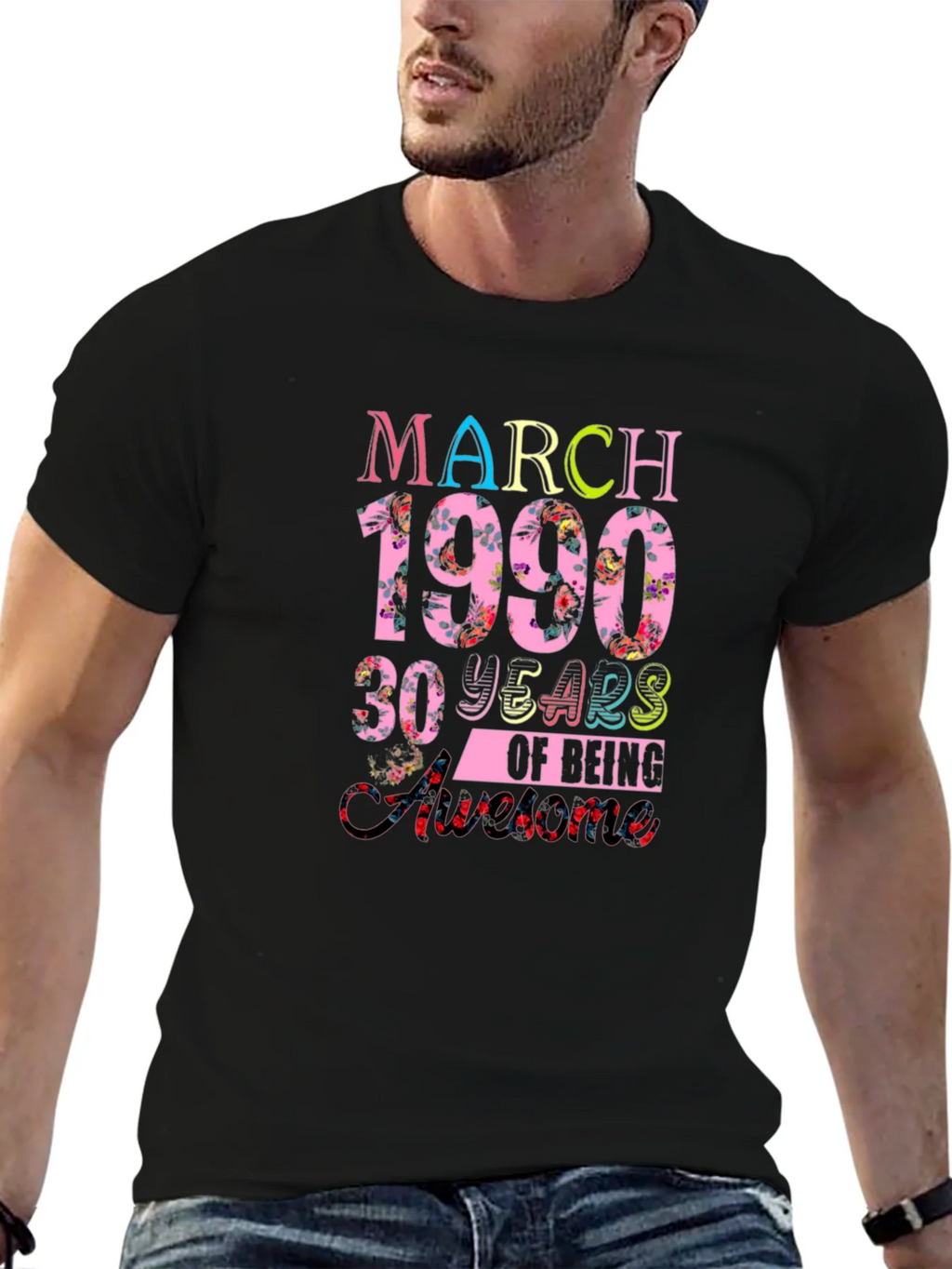 March 1990 30 Years of Being Awesome T-Shirt product image 6