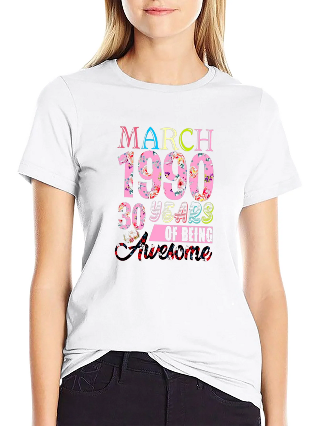 March 1990 30 Years of Being Awesome T-Shirt product image 8