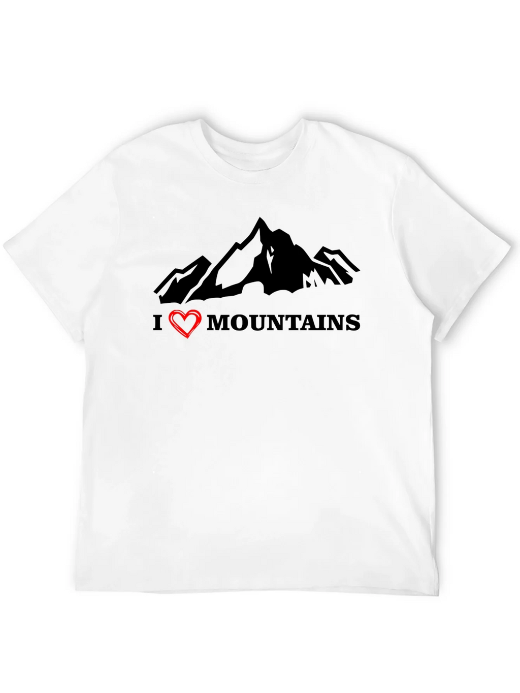 I Love Mountains Graphic T-Shirt product image 11