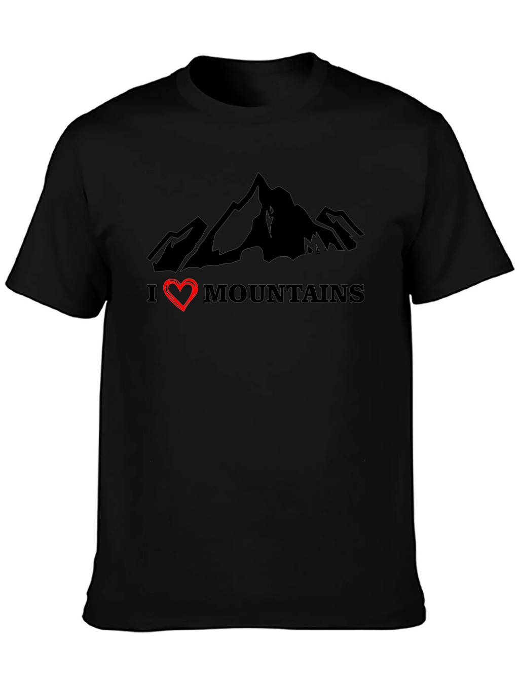 I Love Mountains Graphic T-Shirt product image 3