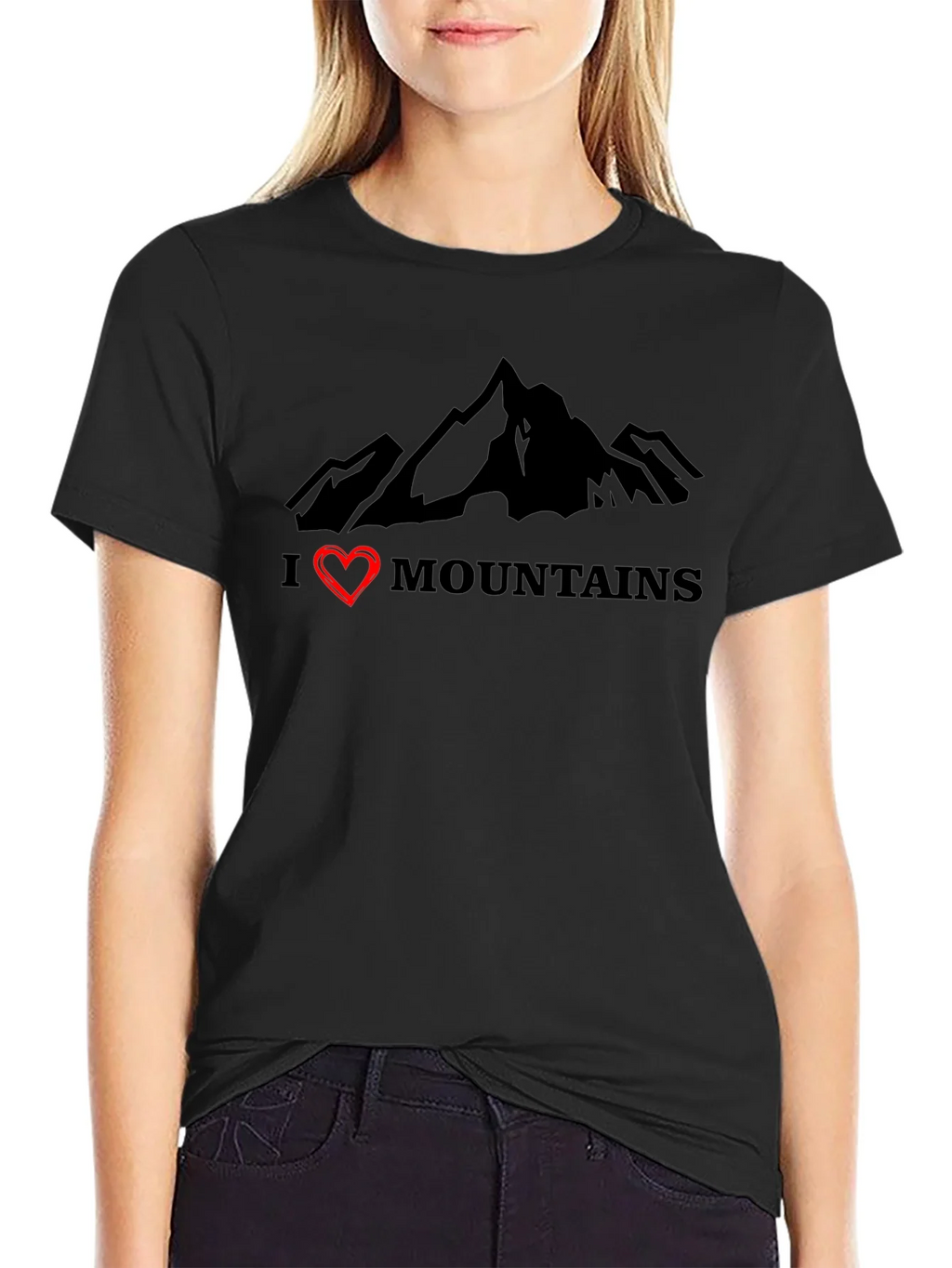 I Love Mountains Graphic T-Shirt product image 2