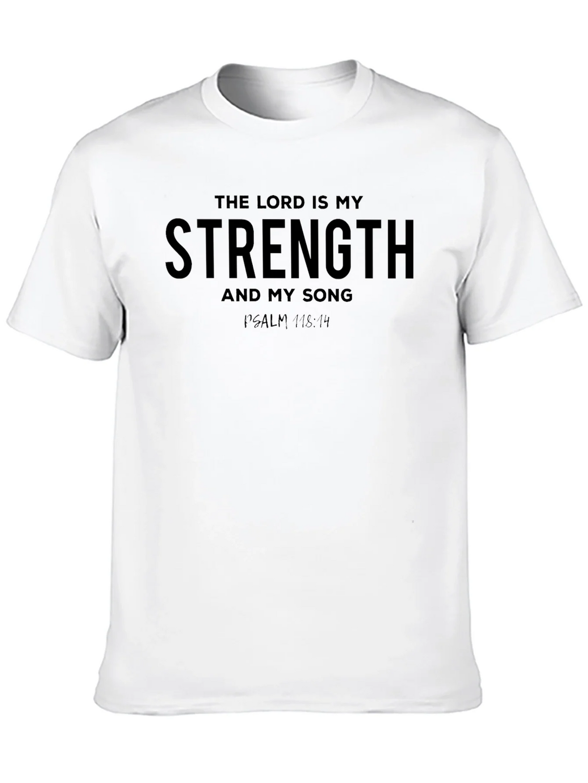 The Lord is My Strength T-Shirt - Psalm 118:14 product image 9