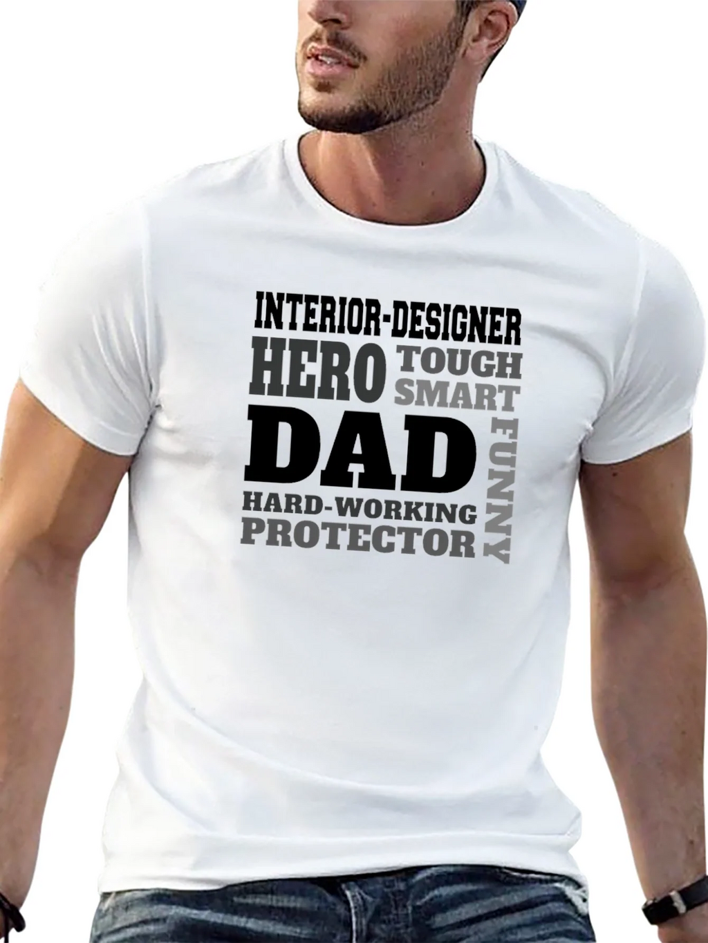 Hero Dad Interior Designer Graphic T-Shirt product image 12