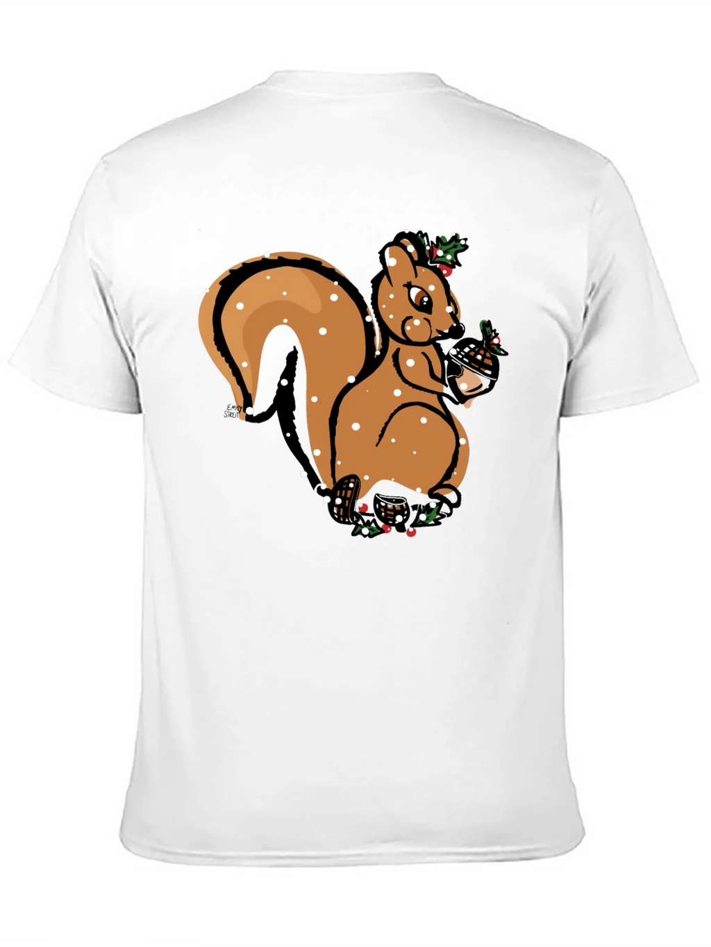 Festive Squirrel Graphic Tee - Holiday Season Apparel product image 10
