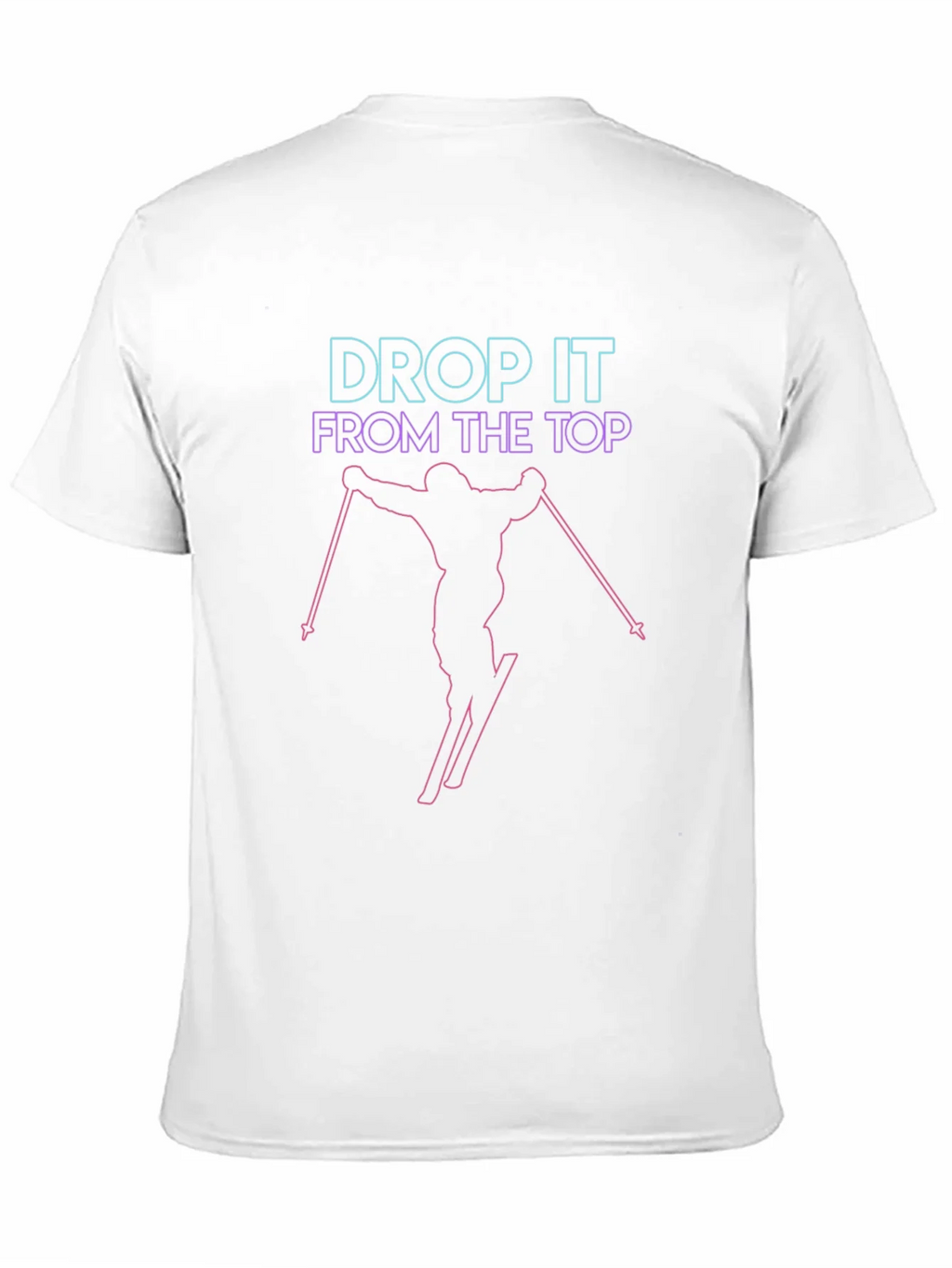 Drop It From The Top Skiing Graphic Tee product image 10