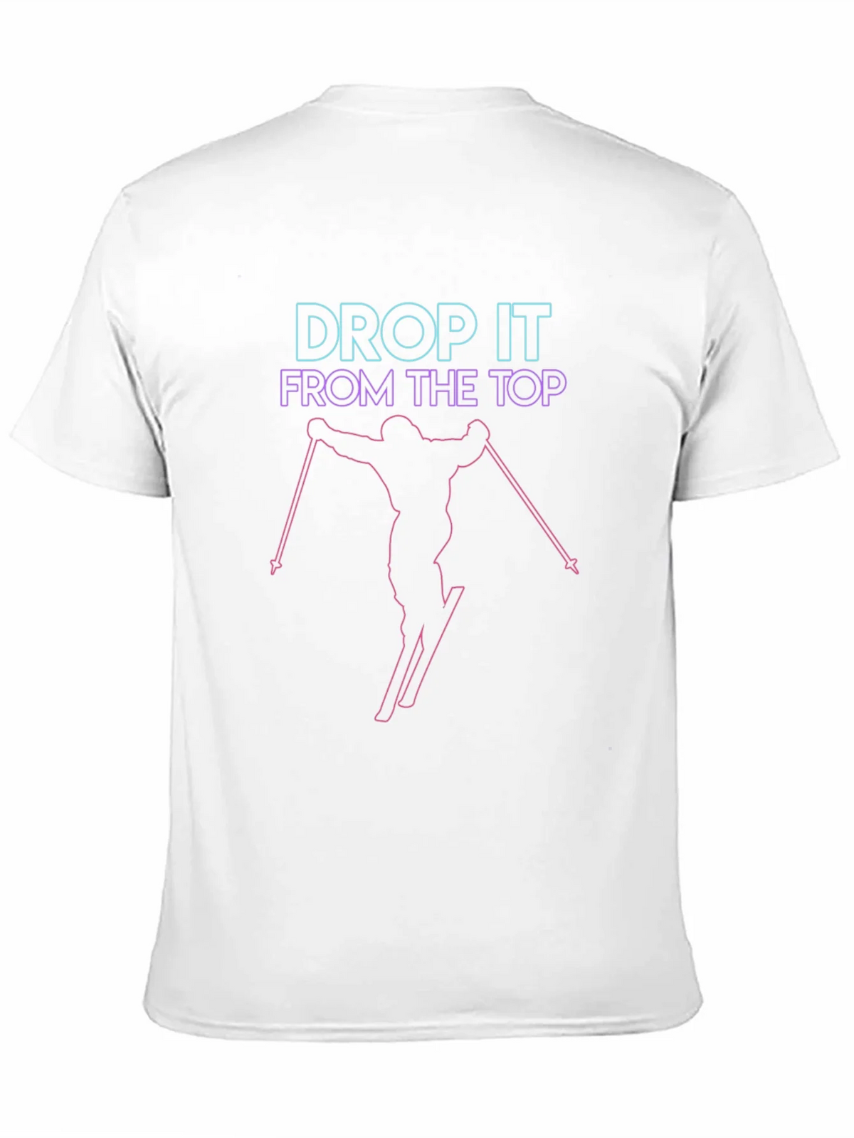 Drop It From The Top Skiing Graphic Tee product image 10