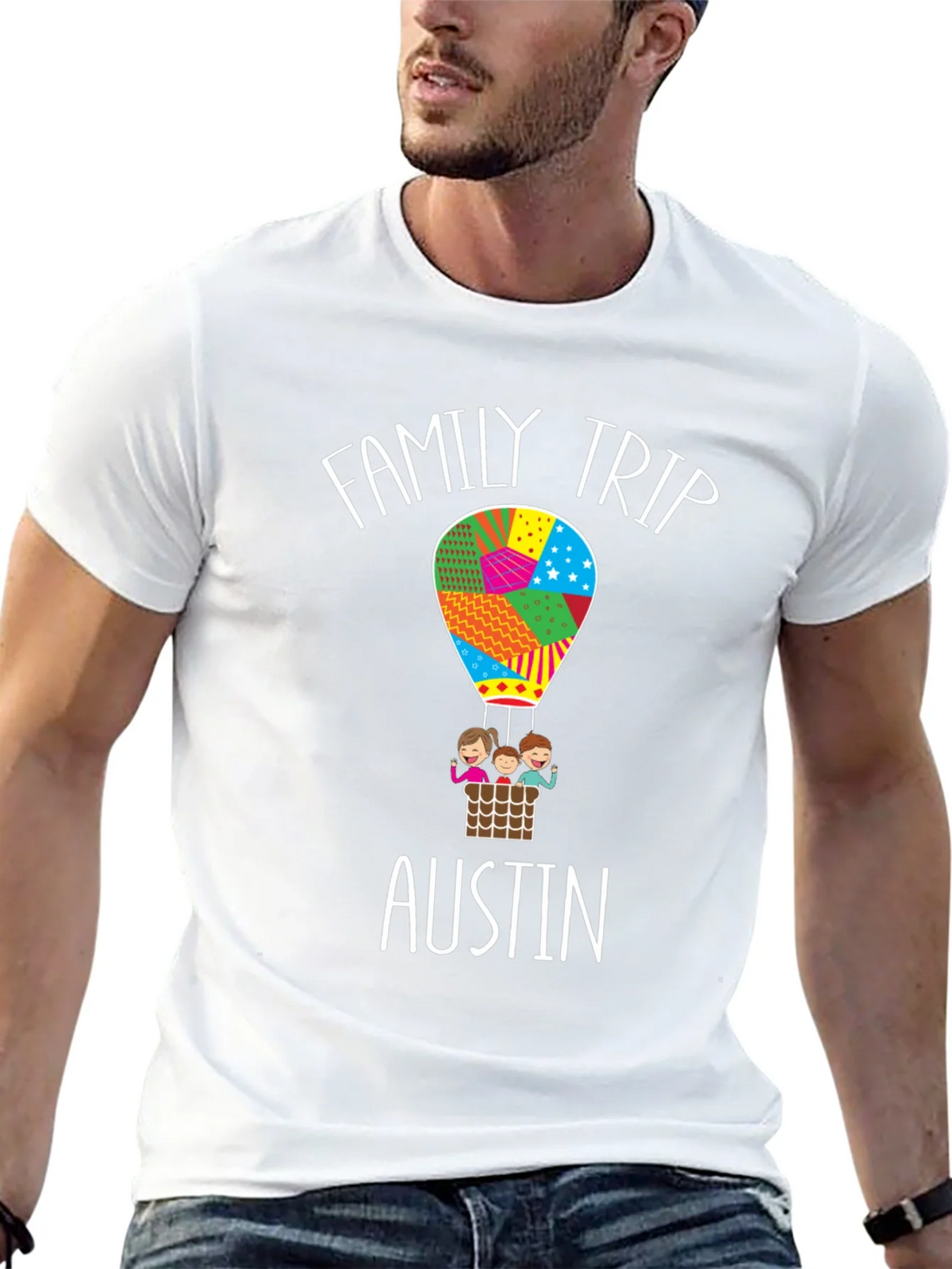 Family Trip Austin Souvenir T-Shirt product image 5