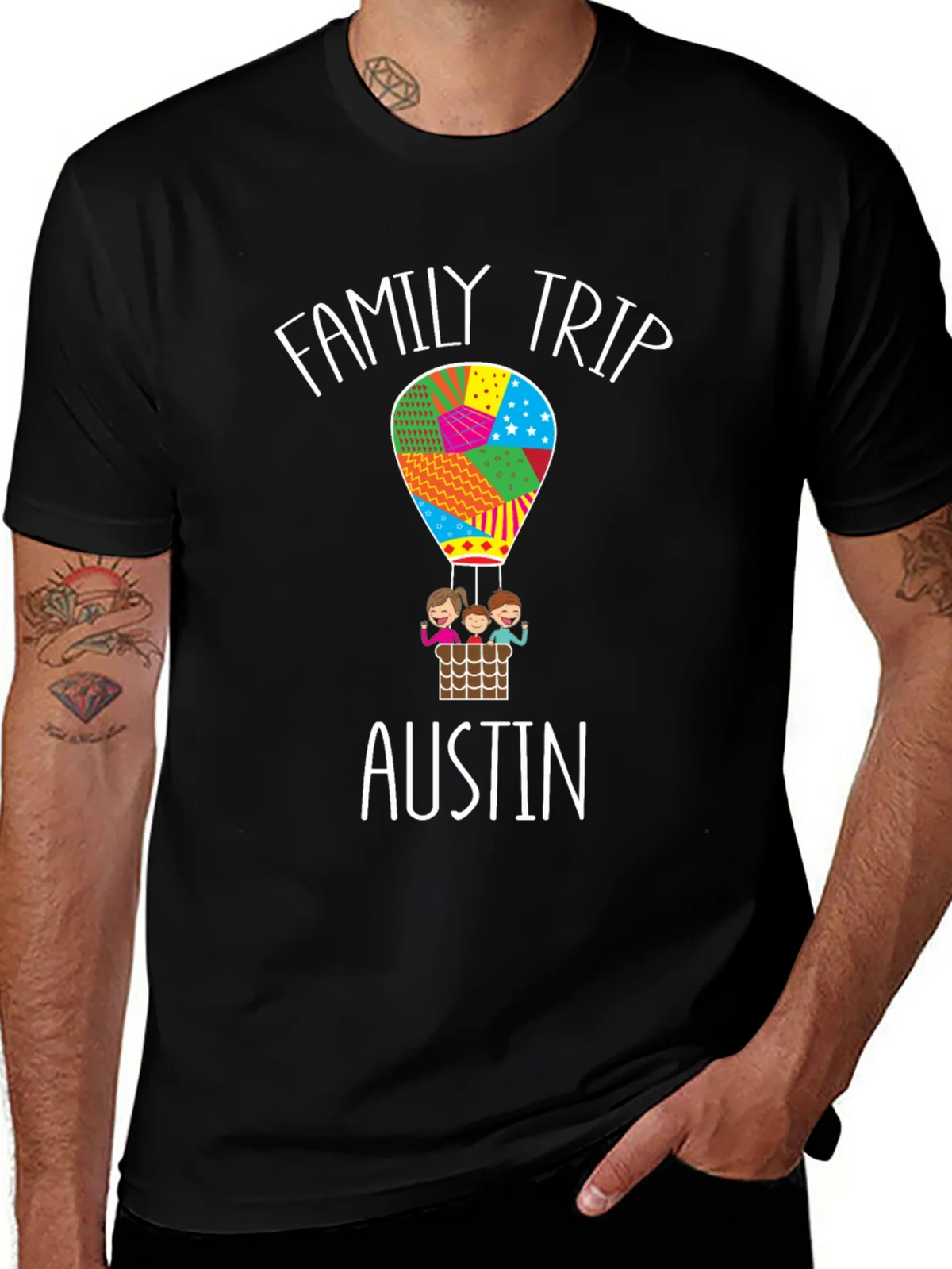 Family Trip Austin Souvenir T-Shirt product image 1