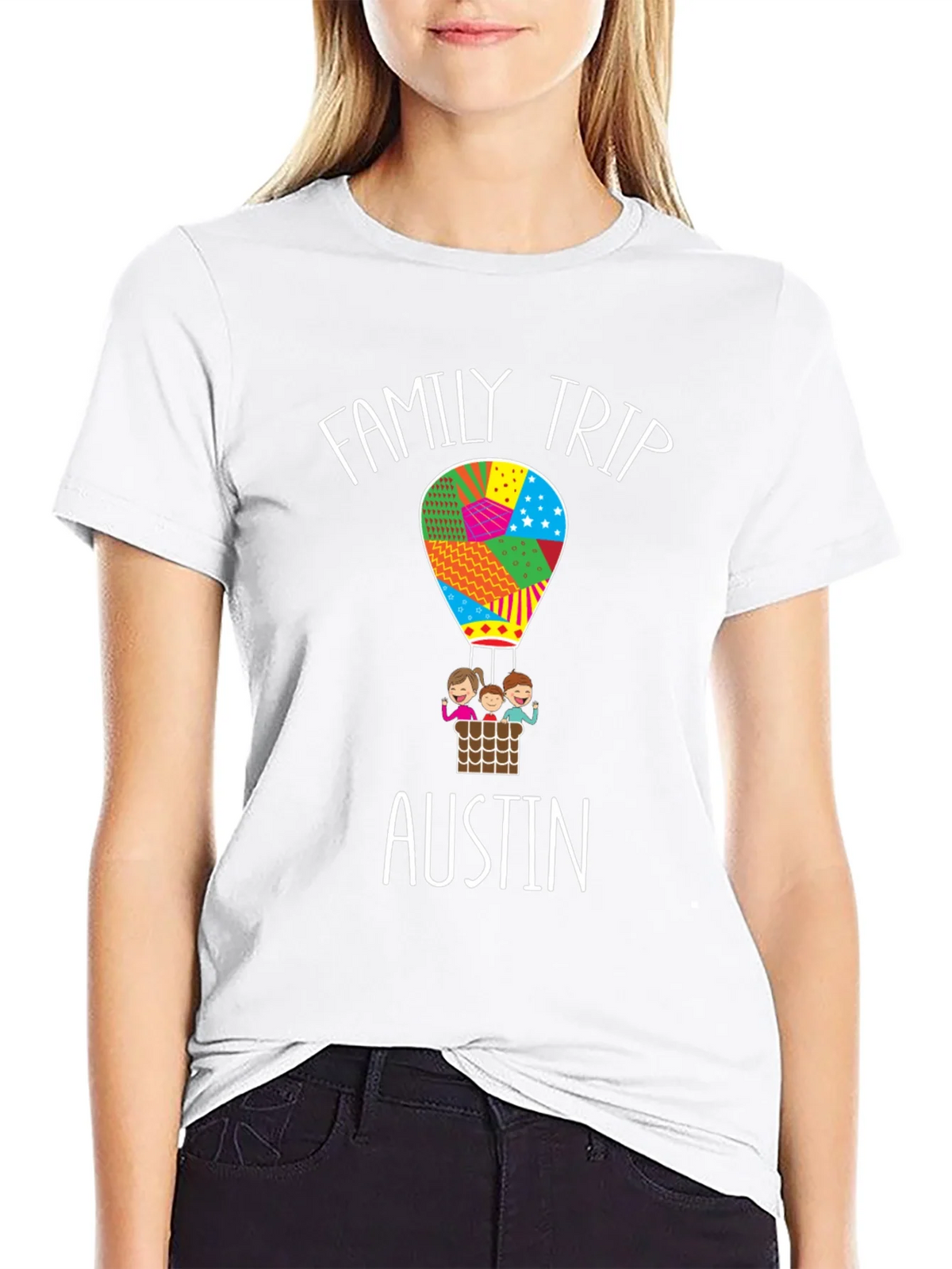 Family Trip Austin Souvenir T-Shirt product image 3