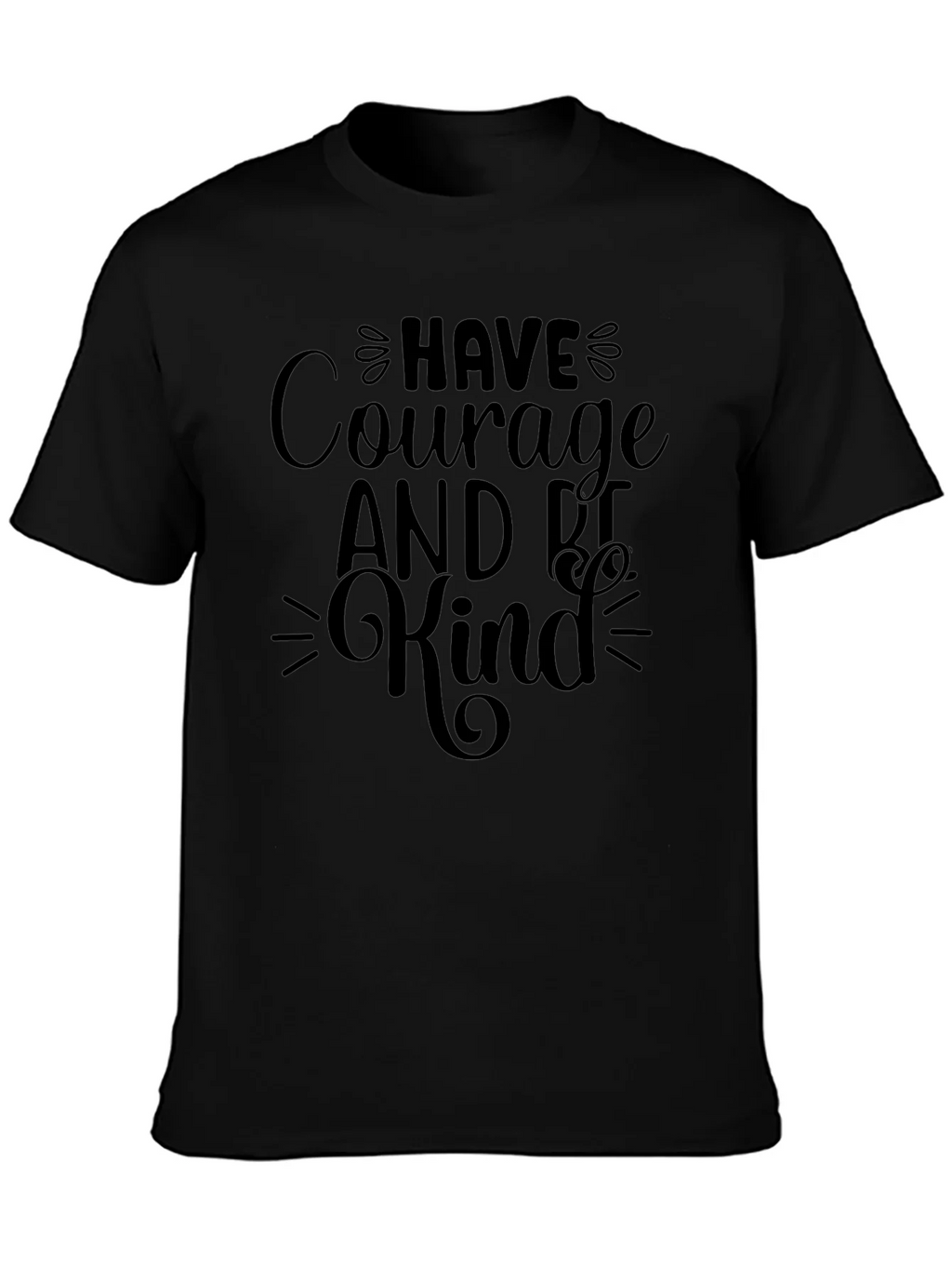 Courage Be Kind Black Graphic Tee product image 3