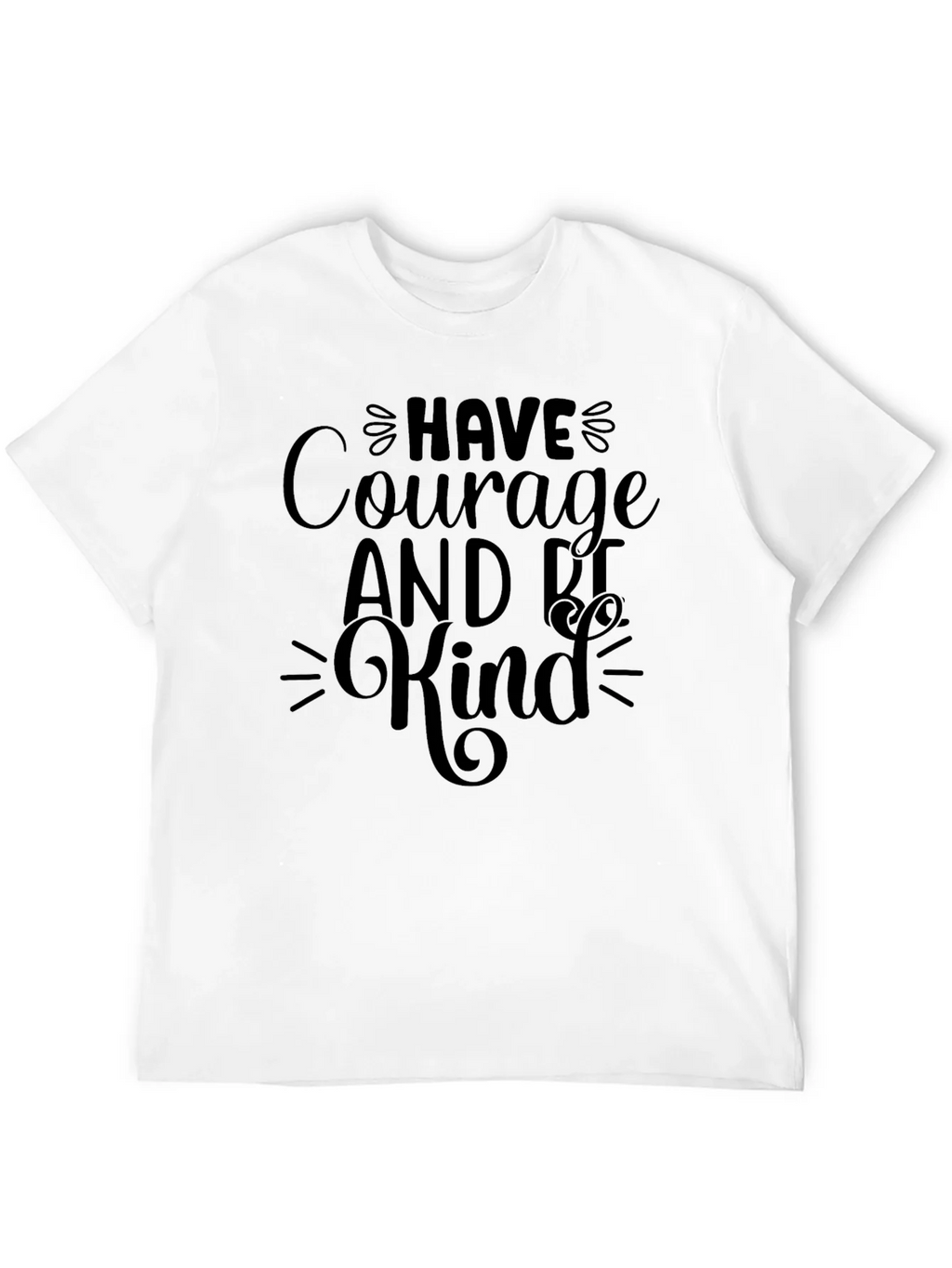 Courage Be Kind Black Graphic Tee product image 11