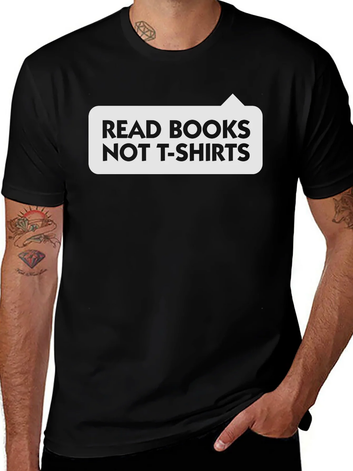 Read Books Not T-Shirts Graphic Tee product image 1