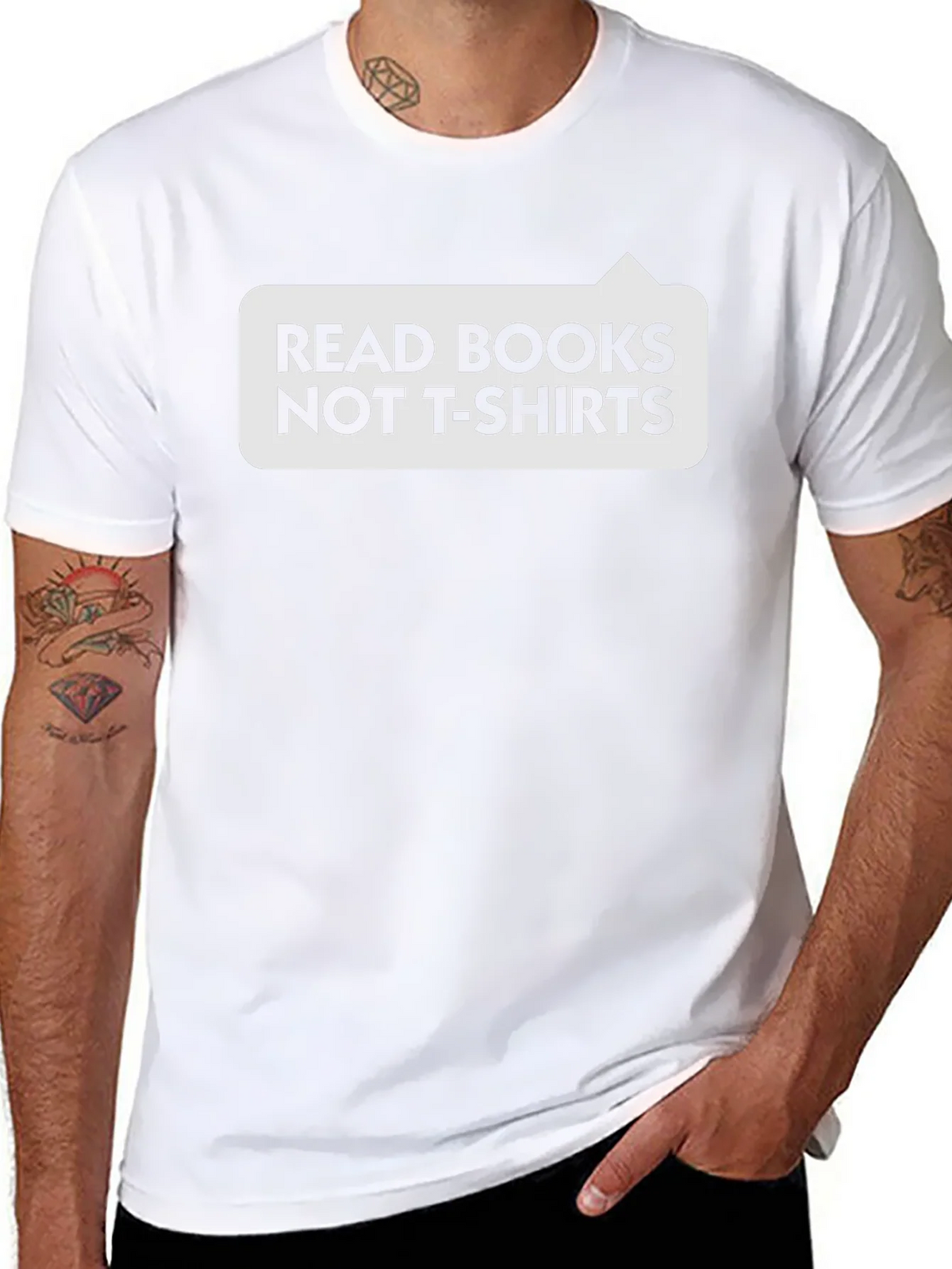 Read Books Not T-Shirts Graphic Tee product image 7