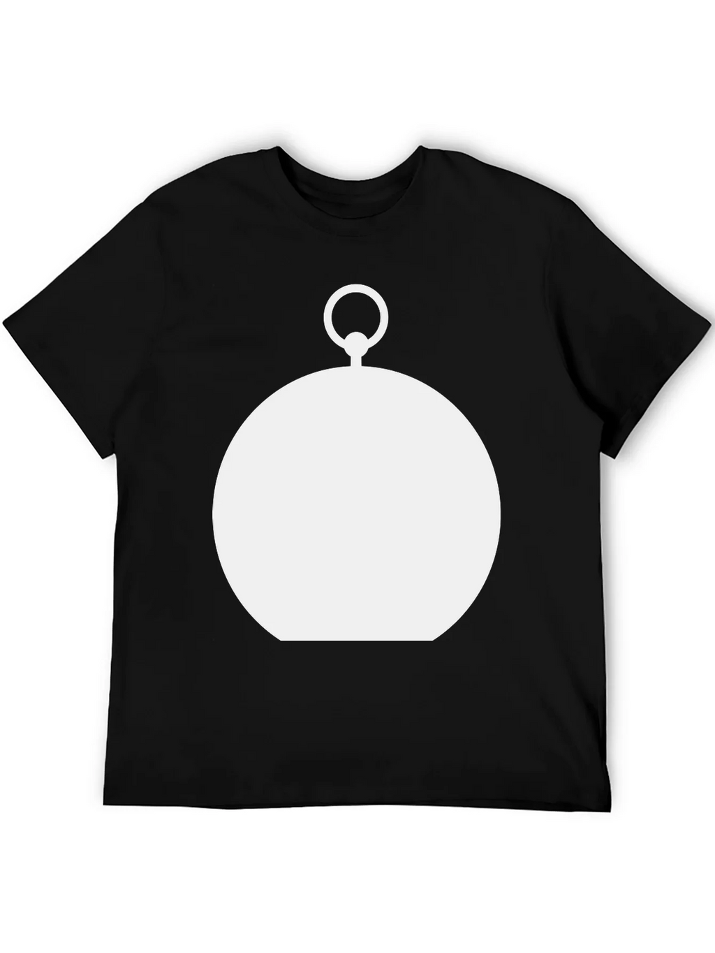 Modern Pocket Watch Graphic Tee - Black product image 5