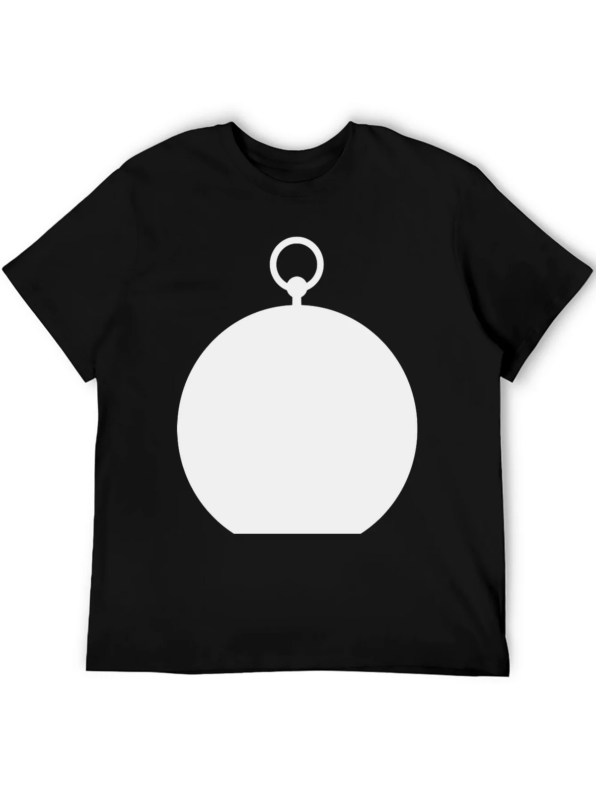 Modern Pocket Watch Graphic Tee - Black product image 5