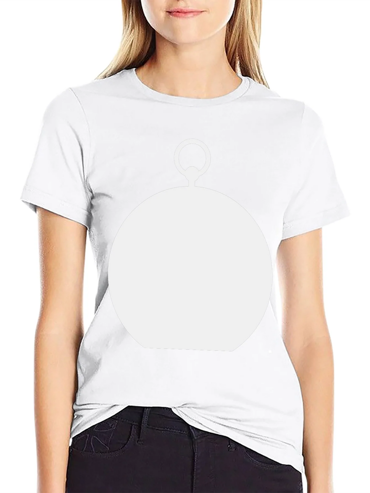 Modern Pocket Watch Graphic Tee - Black product image 8