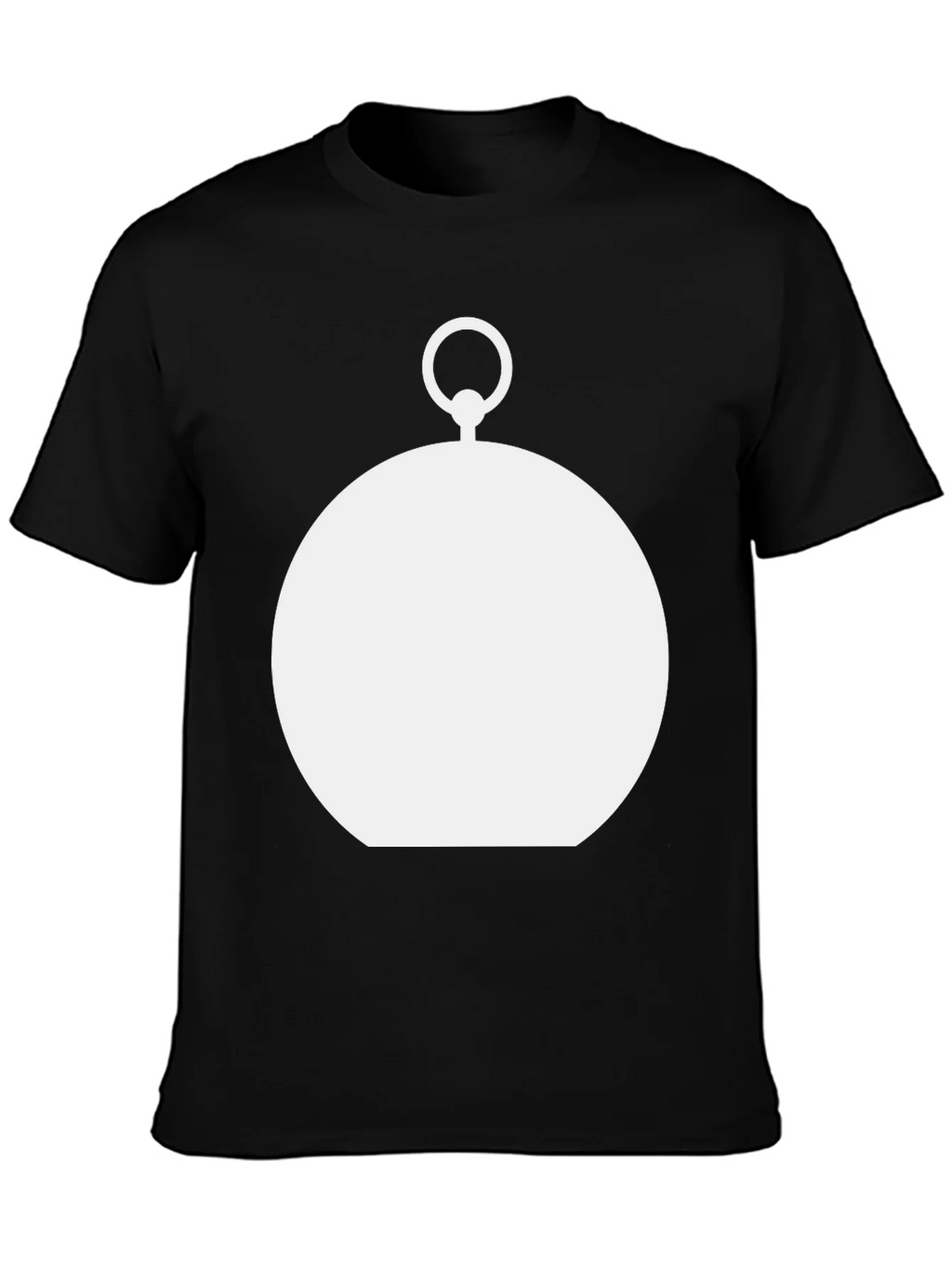 Modern Pocket Watch Graphic Tee - Black product image 3