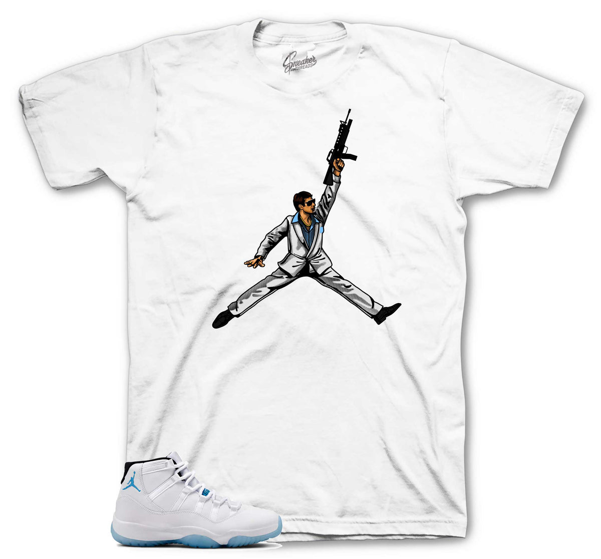 Retro 11 Legend Blue Air Tony Shirt