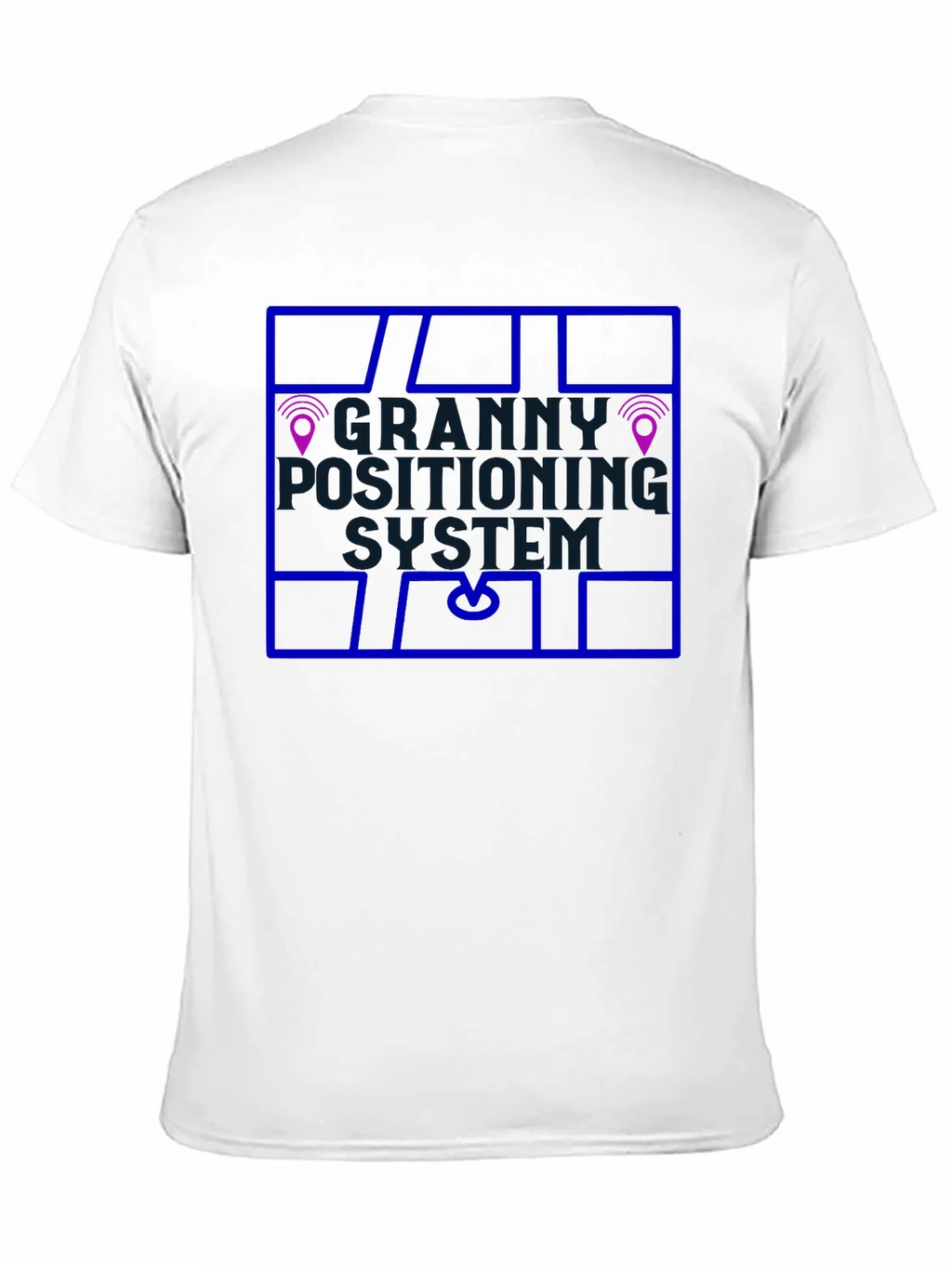 Granny Positioning System Black T-Shirt product image 10
