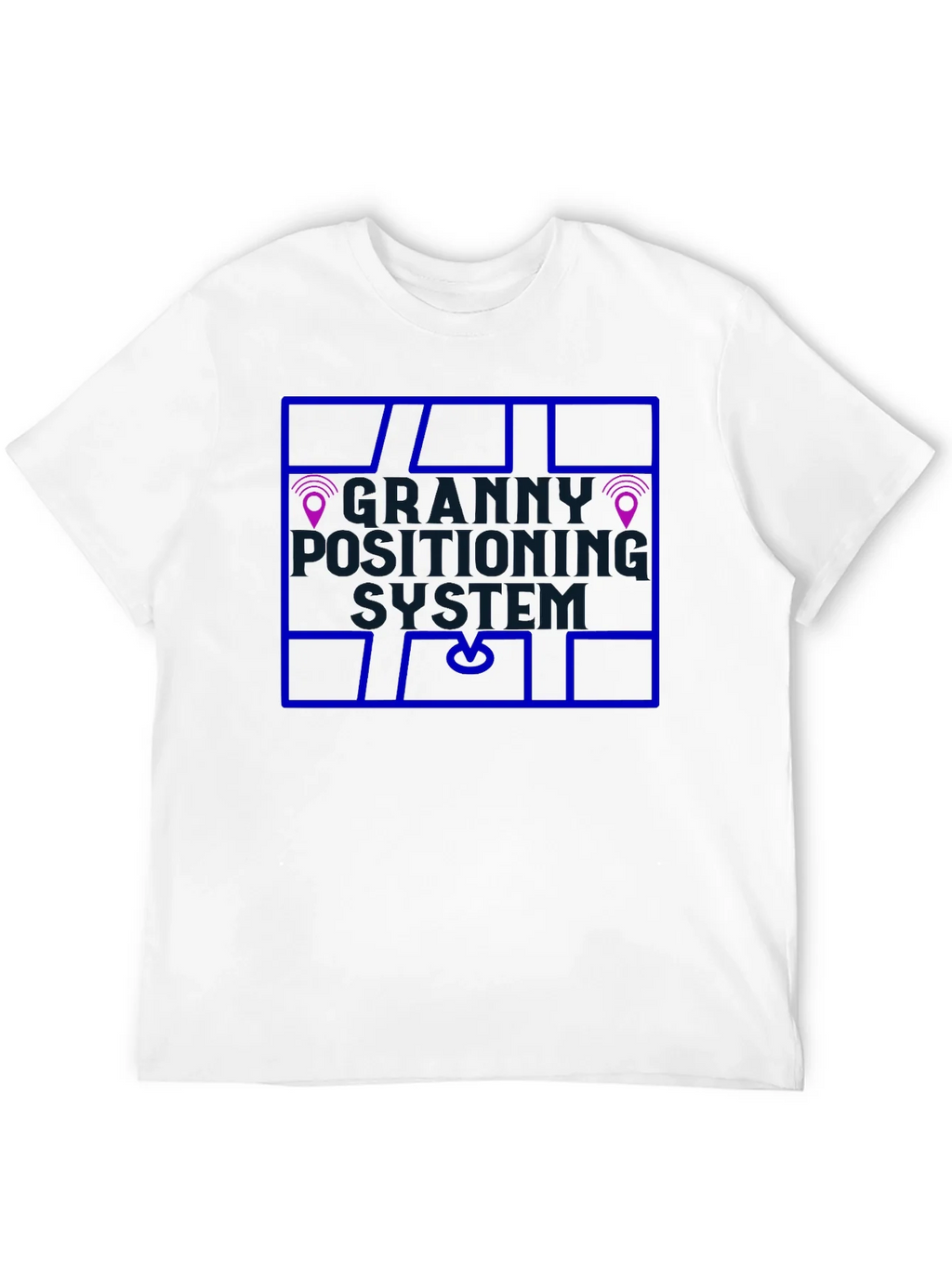 Granny Positioning System Black T-Shirt product image 11