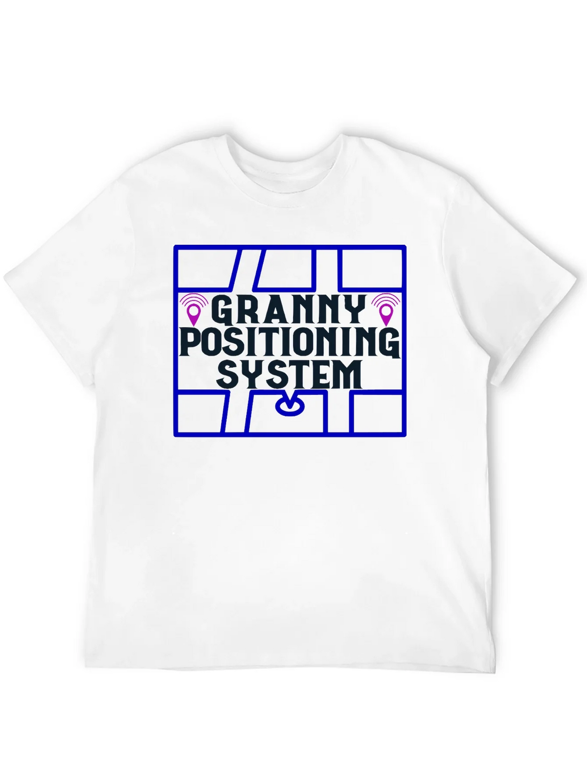 Granny Positioning System Black T-Shirt product image 11