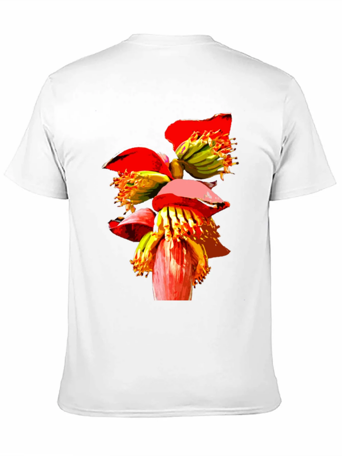 Banana Flower Graphic Tee - Black Casual T-Shirt product image 10