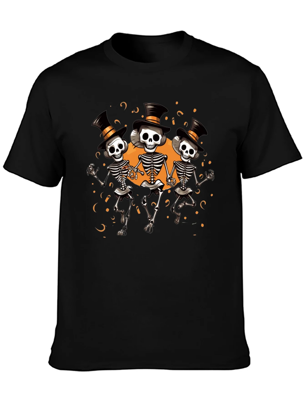 Halloween Skeleton T-Shirt - Party Time!
