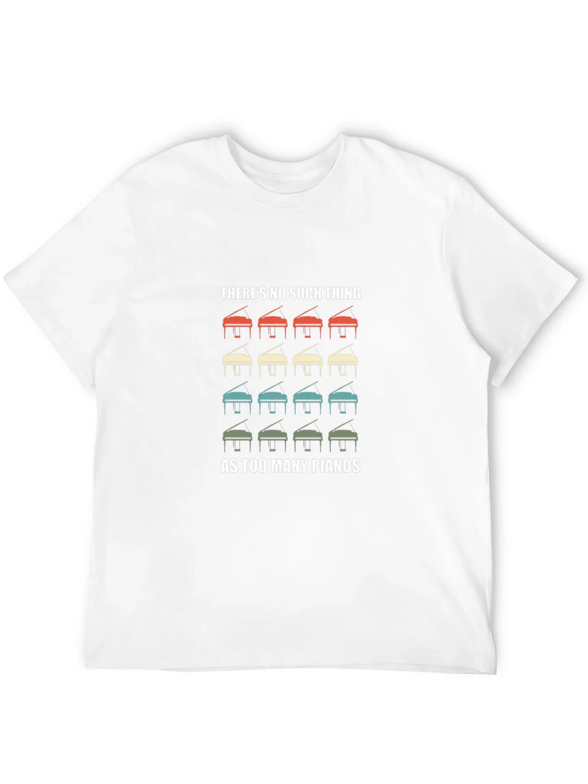 Retro Piano T-Shirt - Theres No Such Thing as Too Many product image 11