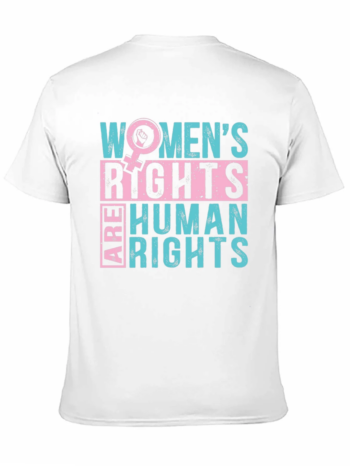 Womens Rights are Human Black T-Shirt product image 2