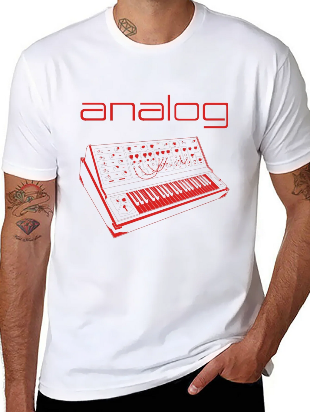 Analog Synth T-Shirt - Music Producer Tee product image 3