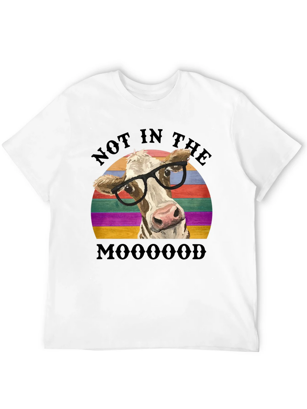 Funny Cow Not in the Mooood T-Shirt product image 11