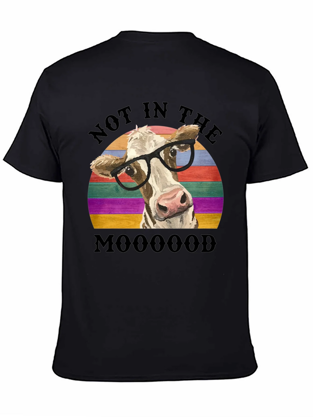 Funny Cow Not in the Mooood T-Shirt product image 4