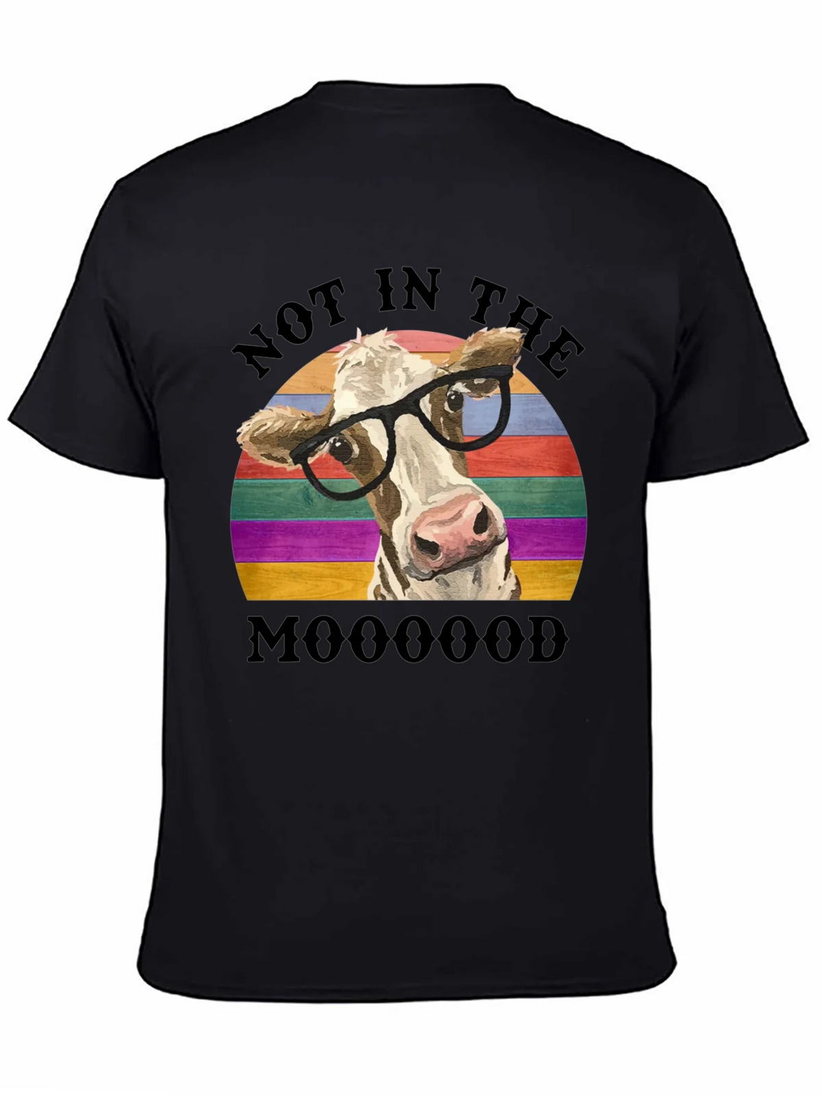 Funny Cow Not in the Mooood T-Shirt product image 4