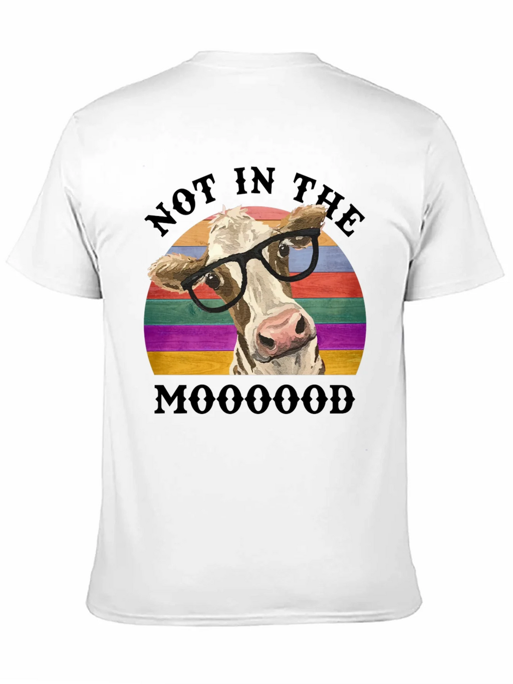 Funny Cow Not in the Mooood T-Shirt product image 10