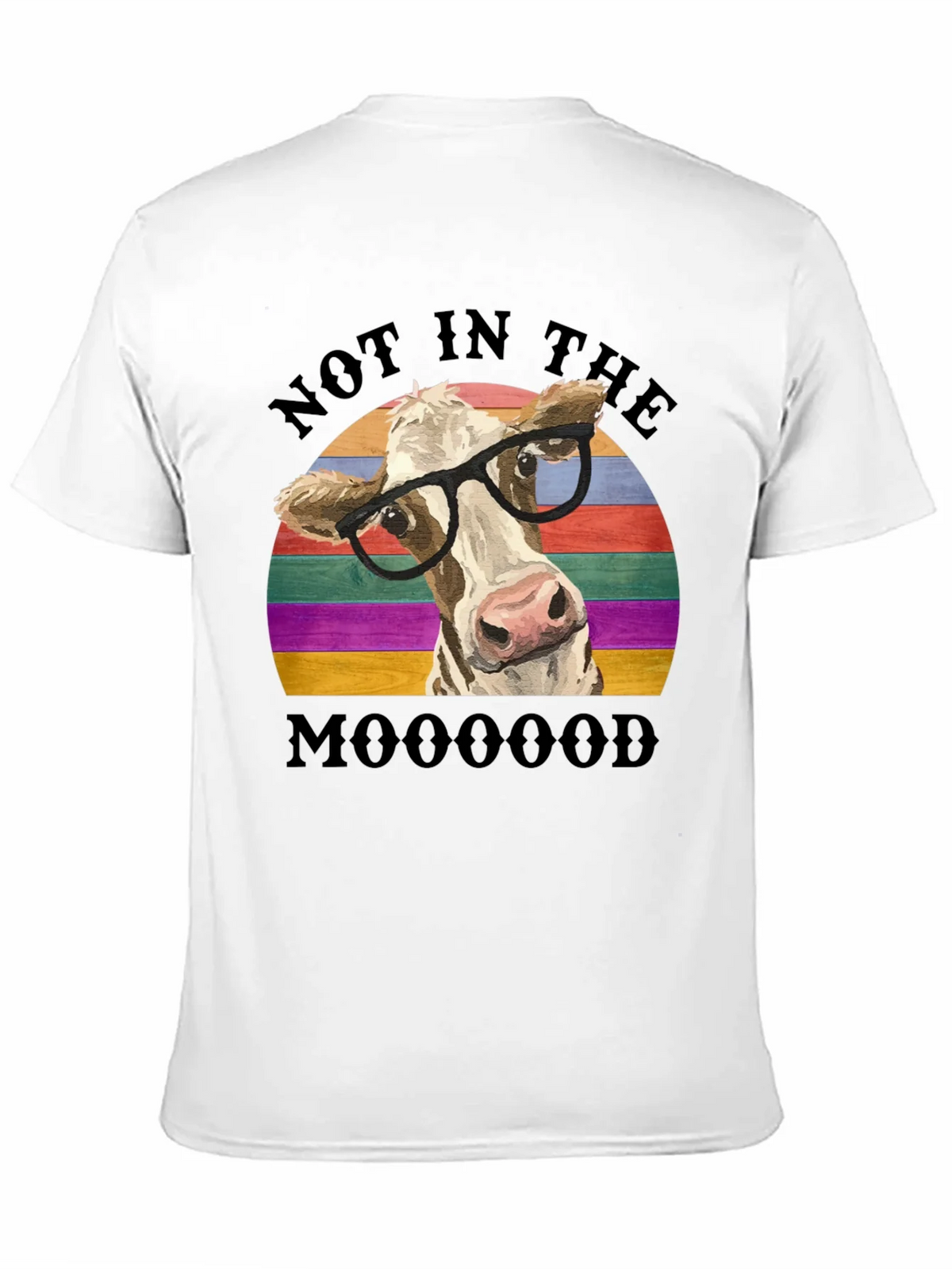 Funny Cow Not in the Mooood T-Shirt product image 10