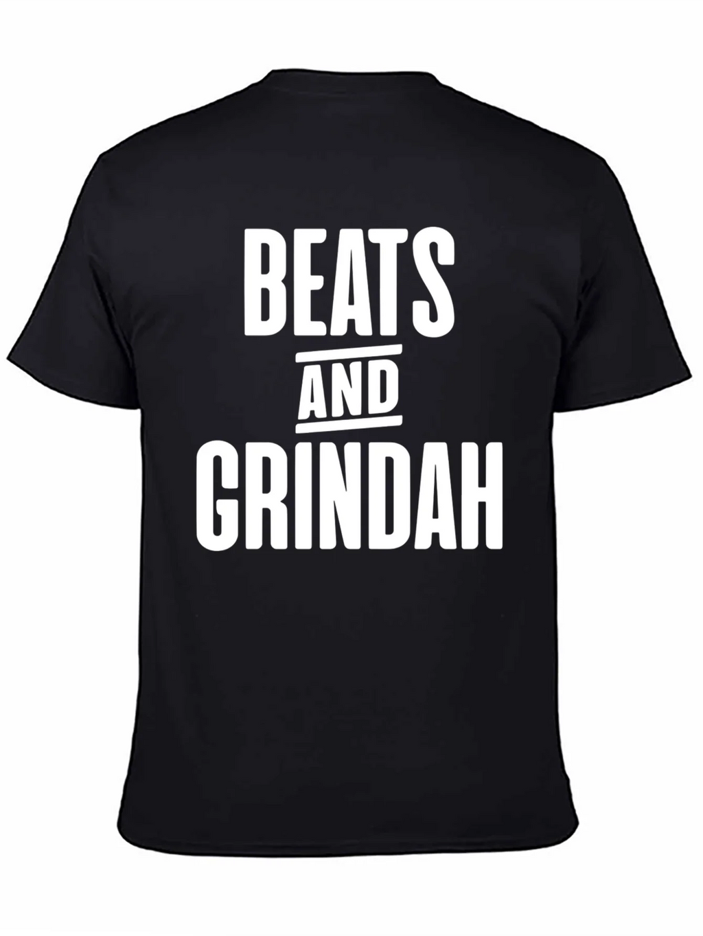 Beats and Grindah Black T-Shirt product image 3