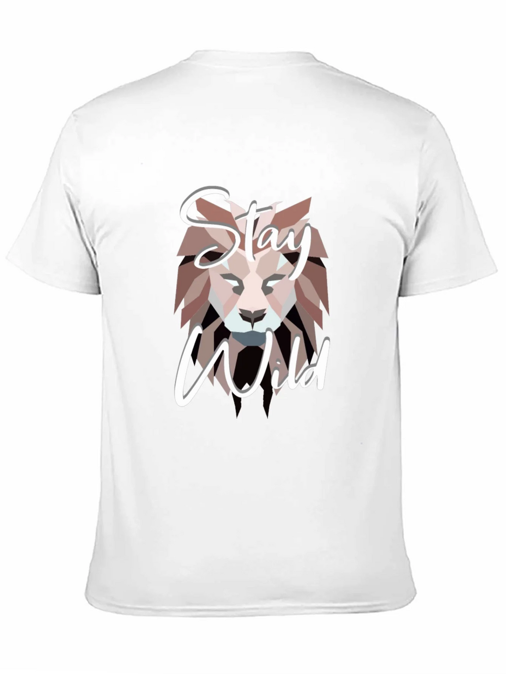 Stay Wild Lion Graphic Black T-Shirt product image 10