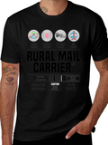 Rural Mail Carrier T-Shirt: Multi-Tasking & Coffee Lover product image 1