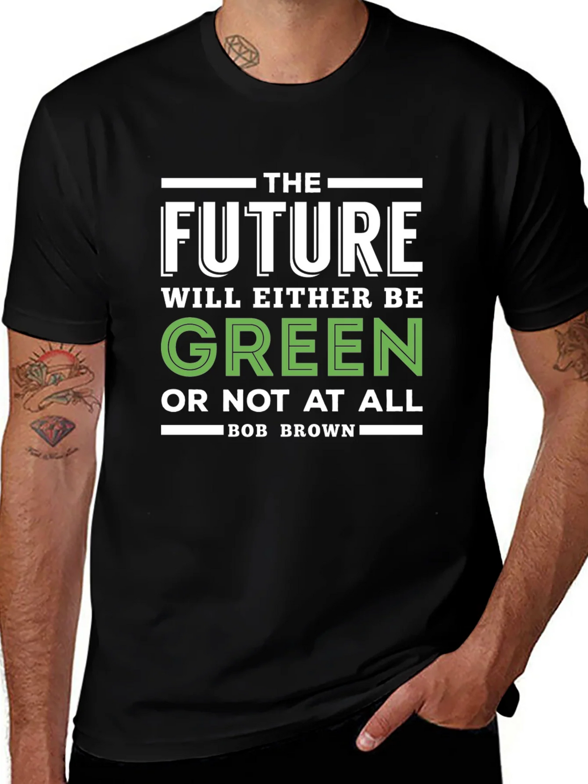The Future Will Be Green Graphic T-Shirt product image 1