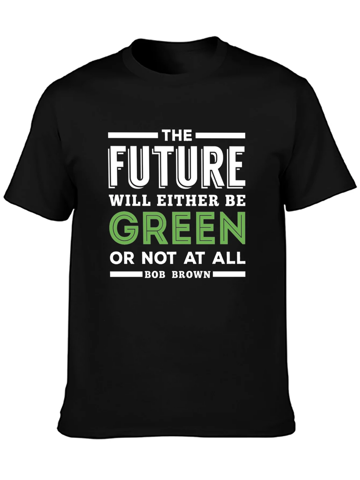 The Future Will Be Green Graphic T-Shirt product image 3