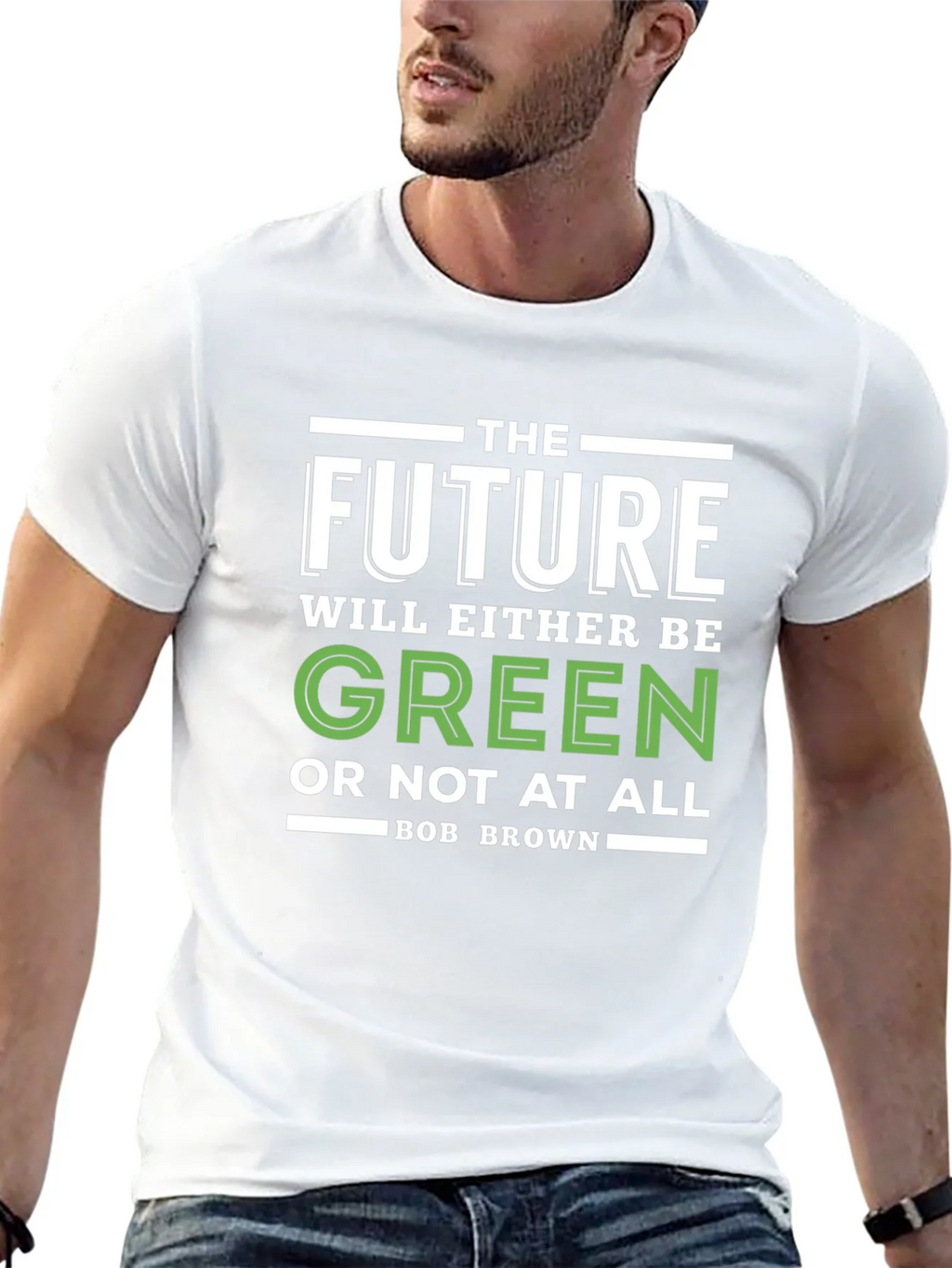 The Future Will Be Green Graphic T-Shirt product image 12