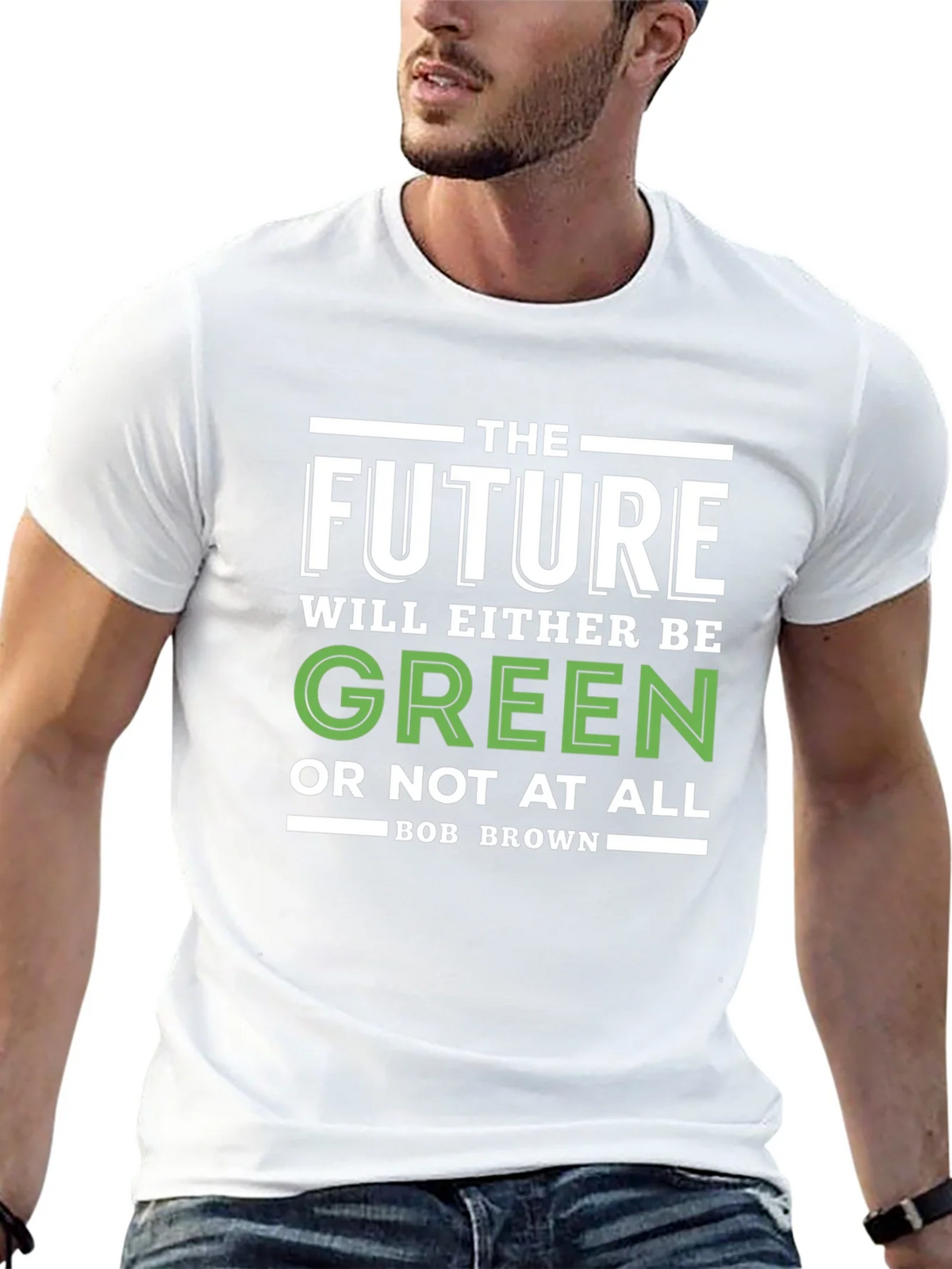 The Future Will Be Green Graphic T-Shirt product image 12