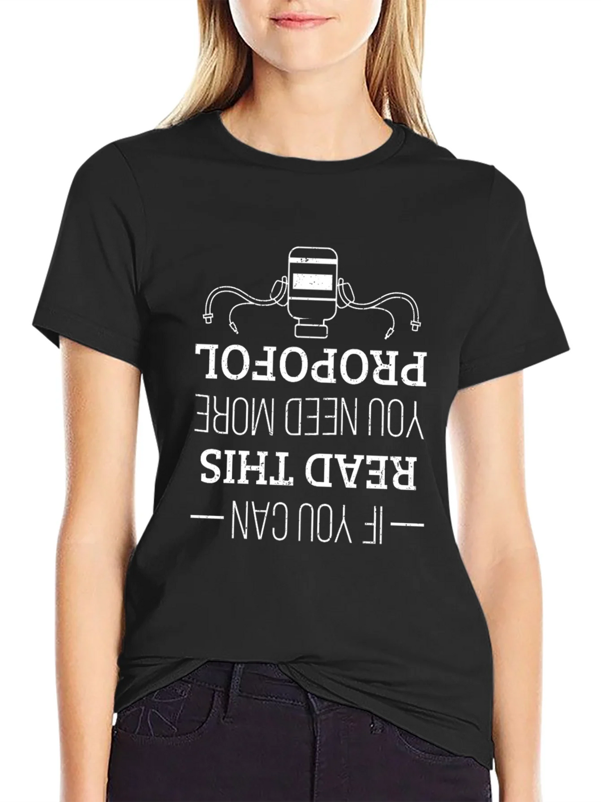 Propofol Humor T-Shirt - Read This product image 2