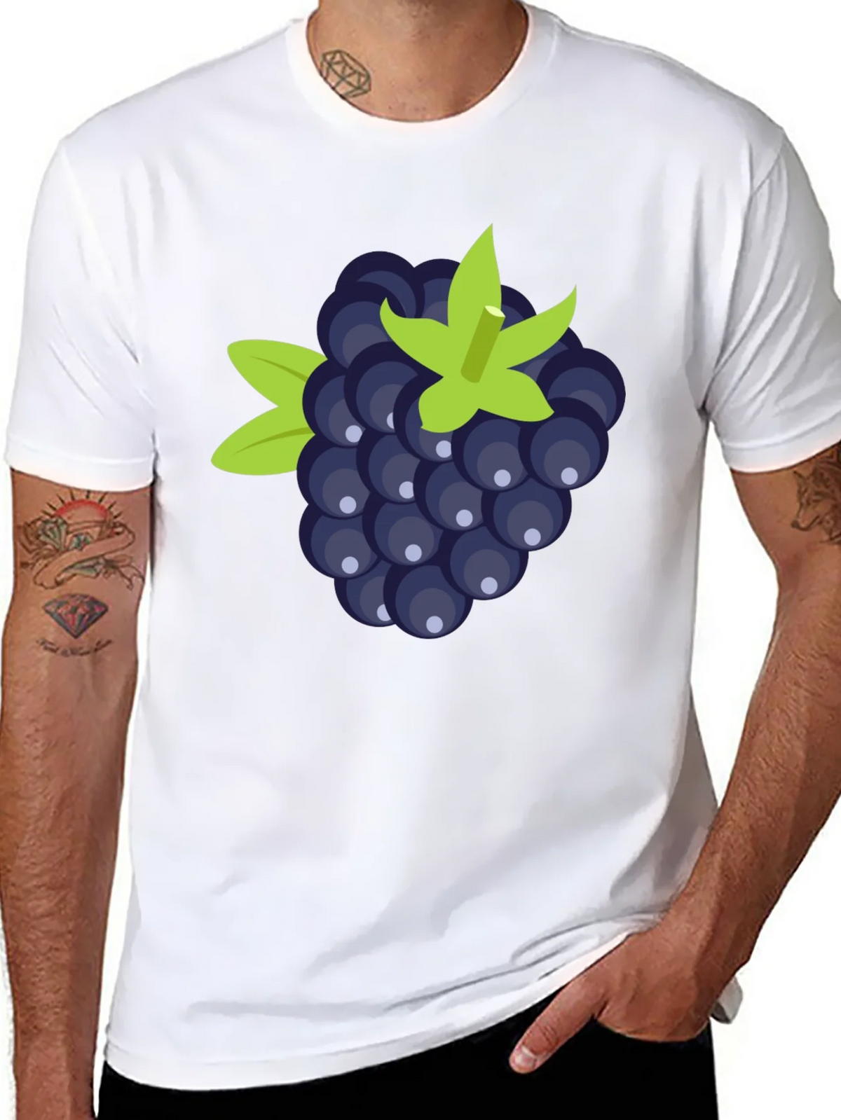 Blackberry Graphic Tee - Soft Cotton Blend product image 7