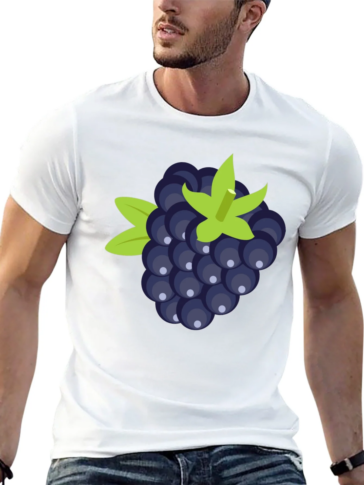 Blackberry Graphic Tee - Soft Cotton Blend product image 12