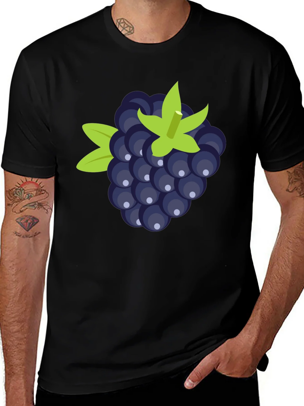 Blackberry Graphic Tee - Soft Cotton Blend product image 1