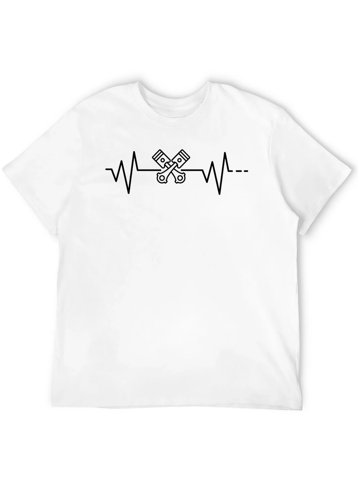 Engine Heartbeat Graphic Tee - Black product image 11